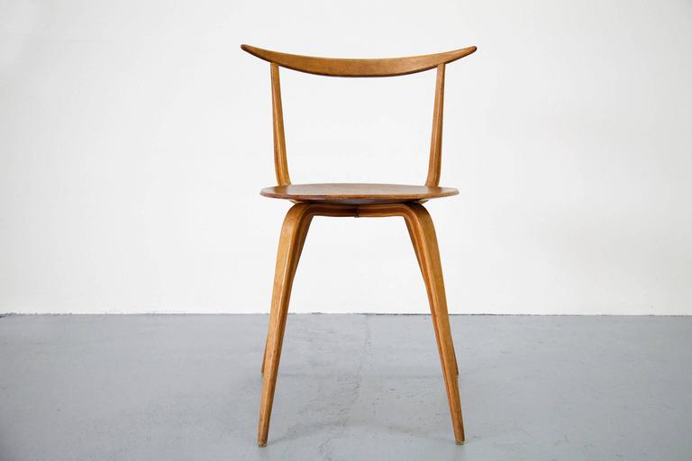 Early Version of the Rare Pretzel Chair by Nelson For Sale at