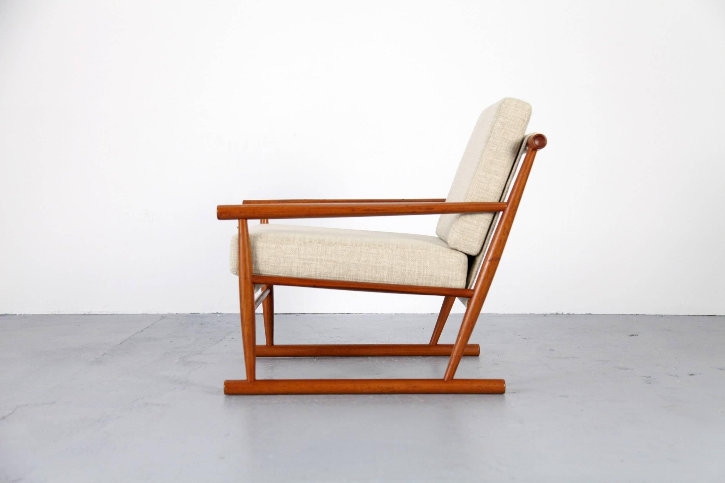 Scandinavian Modern Set of Two Danish Teak Easy Chairs from the 1960s