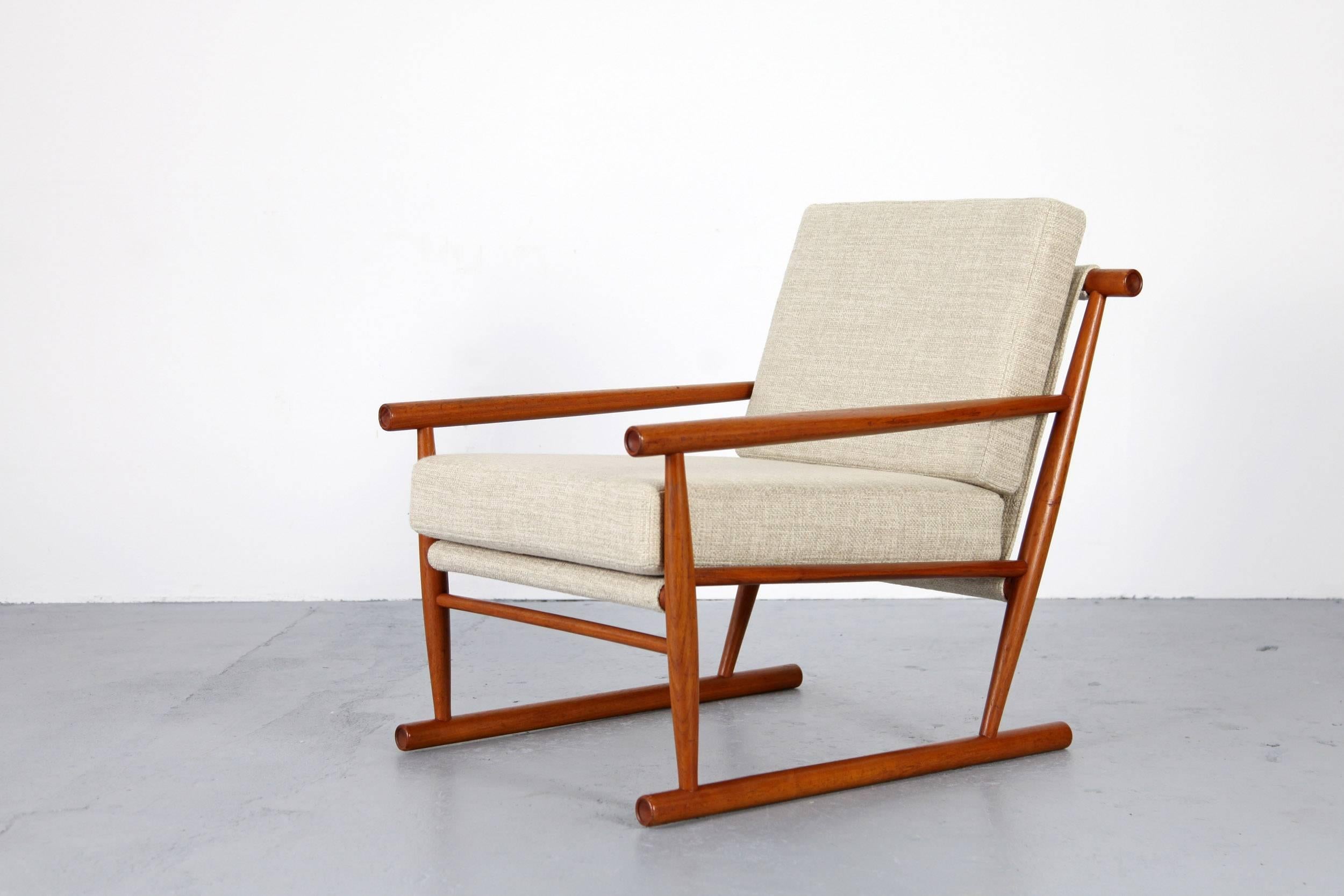 Set of Two Danish Teak Easy Chairs from the 1960s 2