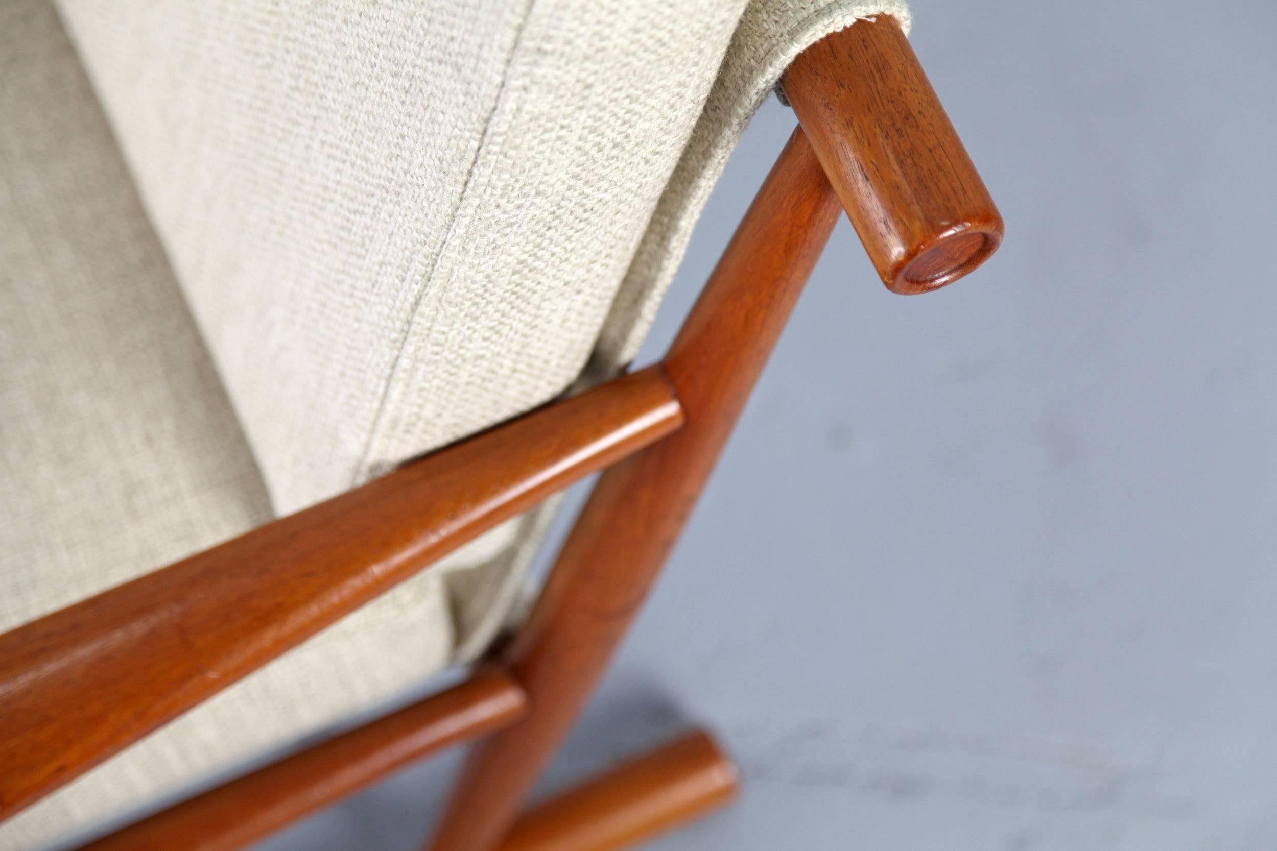 Set of Two Danish Teak Easy Chairs from the 1960s 4