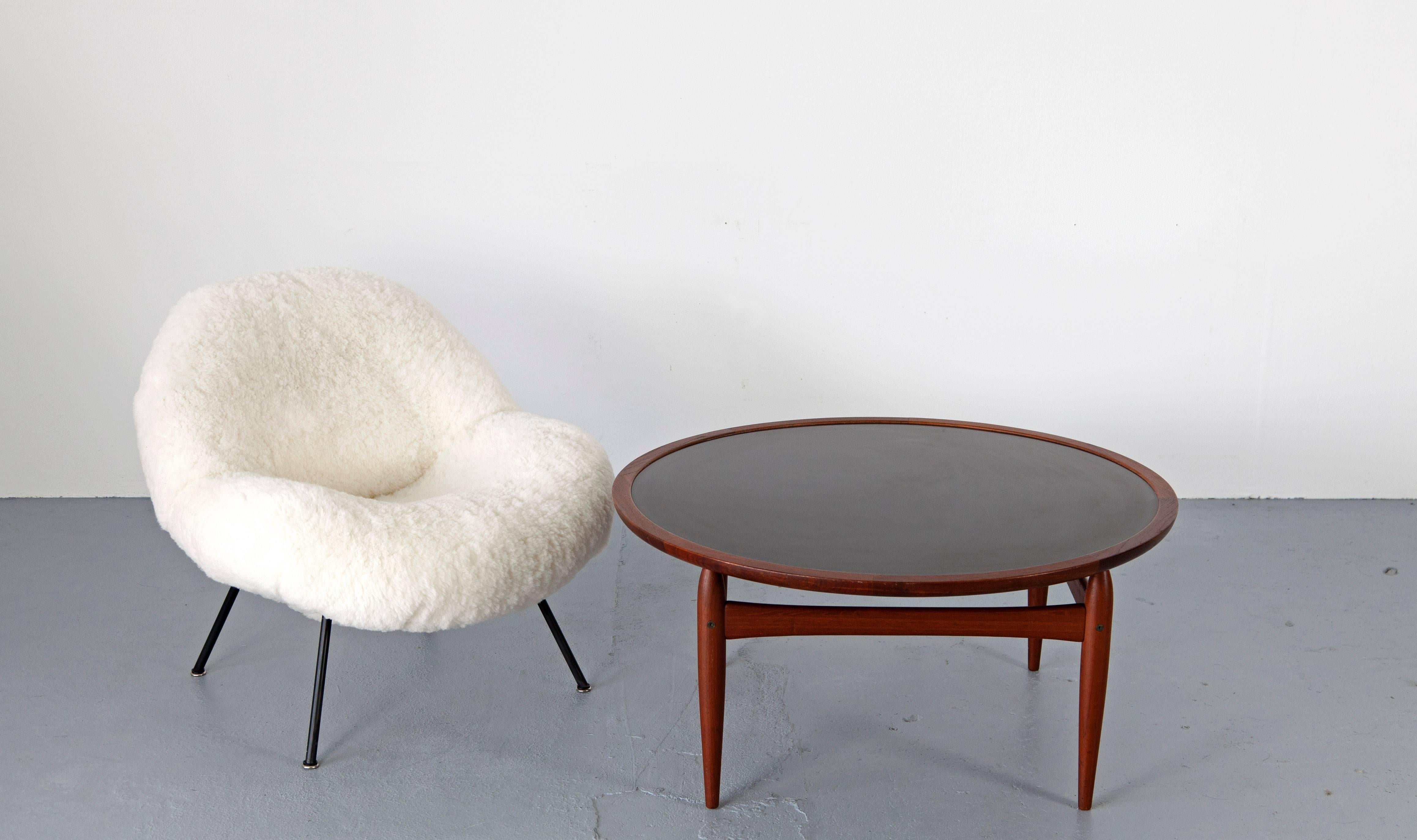 Kurt Østervig Teak Coffee Table with Reversible Top, Made by Jason In Excellent Condition In Munster, NRW