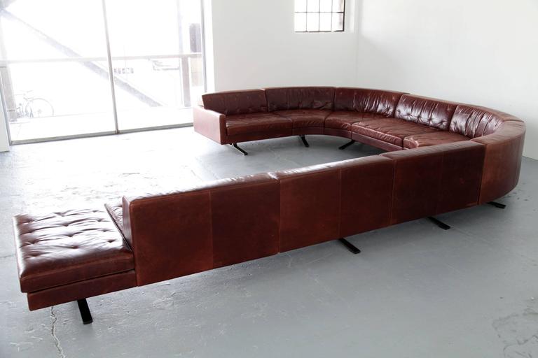 Huge Sofa And Club Chair By Jean Marie Maud Made Poltrona Frau