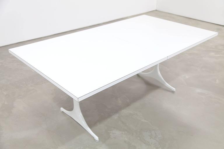 George Nelson Extendable Pedestal Dining Table By Herman Miller At Dining Table Designed By George Nelson In 1956 This Can Be Extended Two