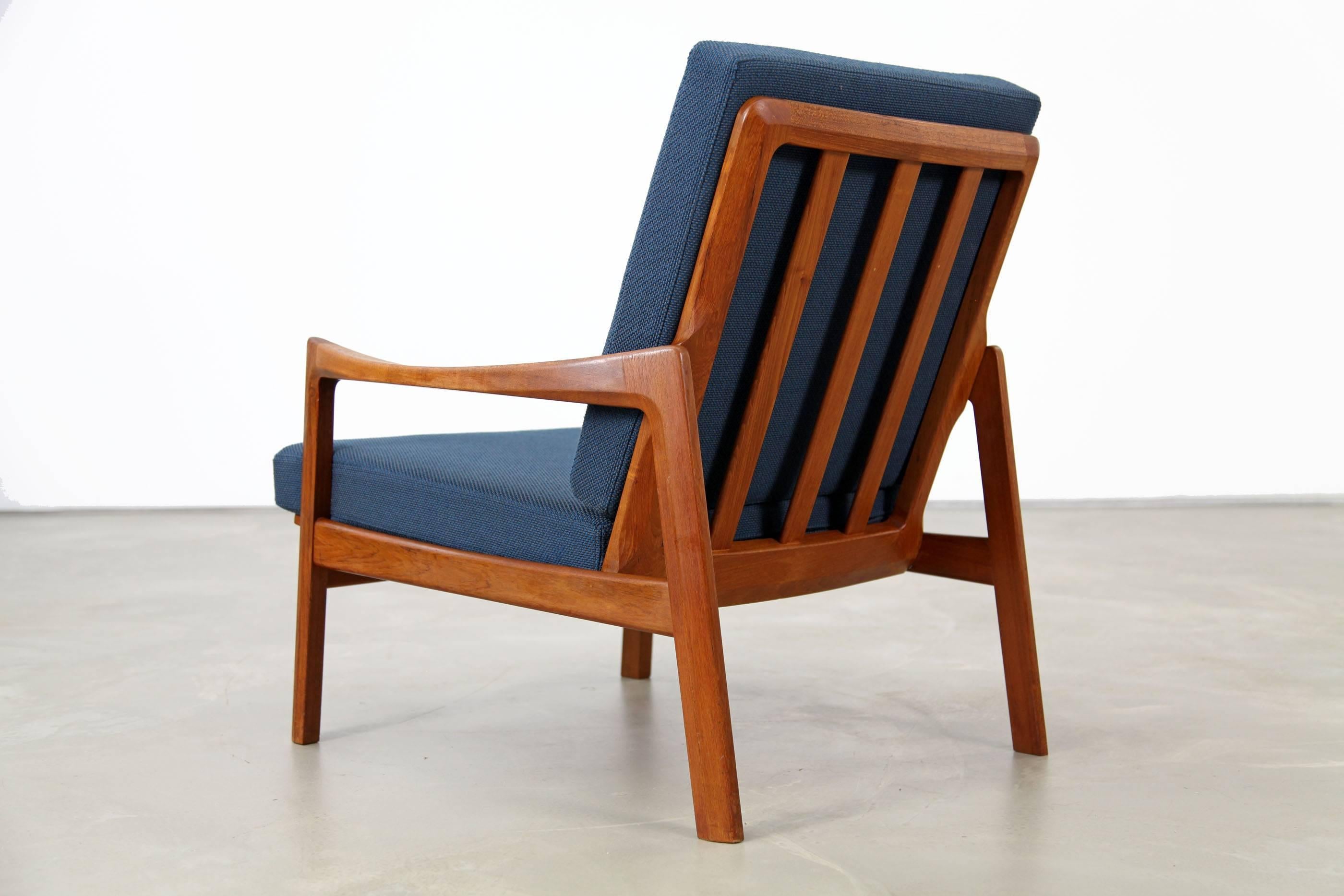 Danish Set of Two Easy Chairs Designed by Tove and Edvard Kind-Larsen