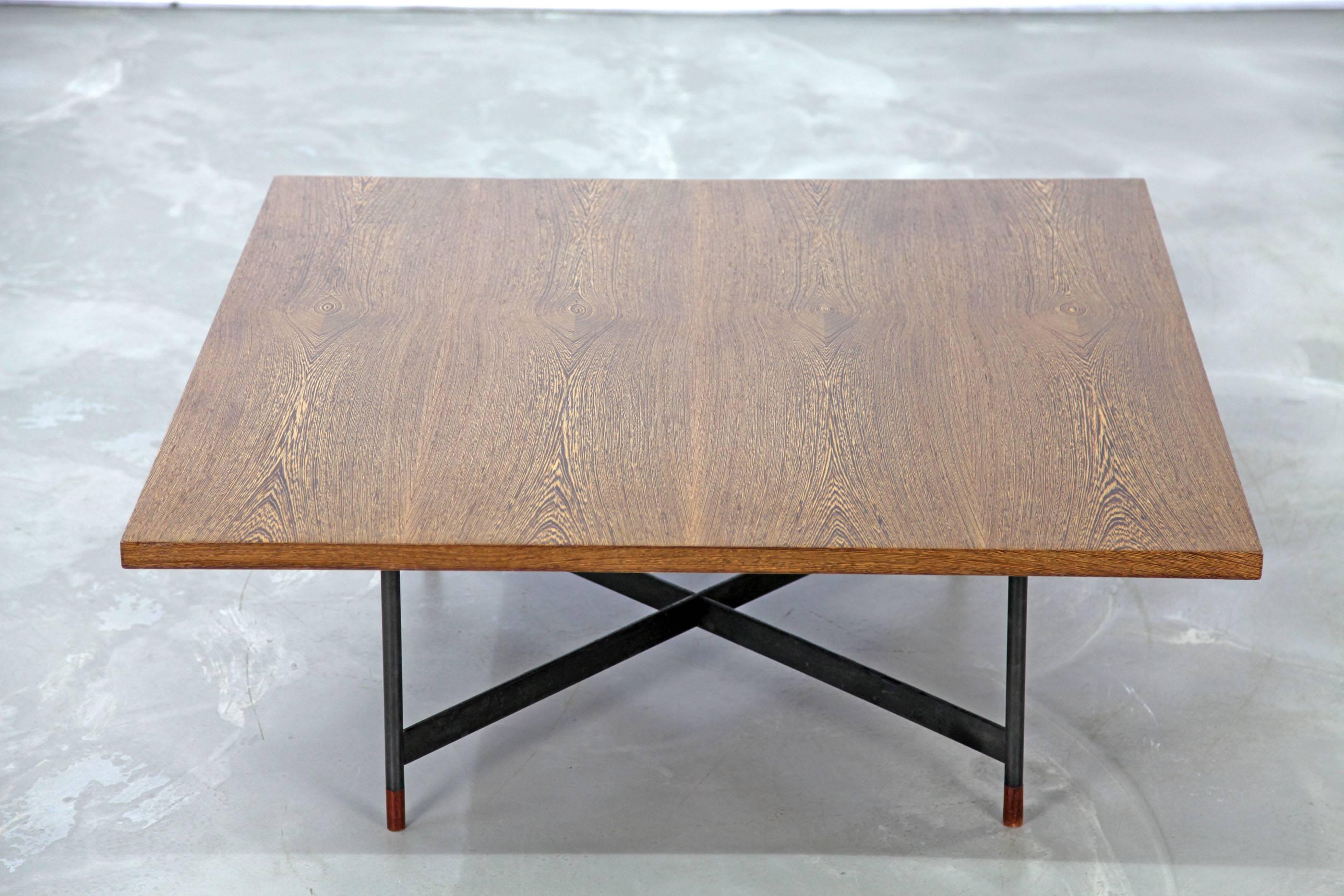 20th Century Rare Finn Juhl Coffee Table FJ-57 with Wenge Top For Sale