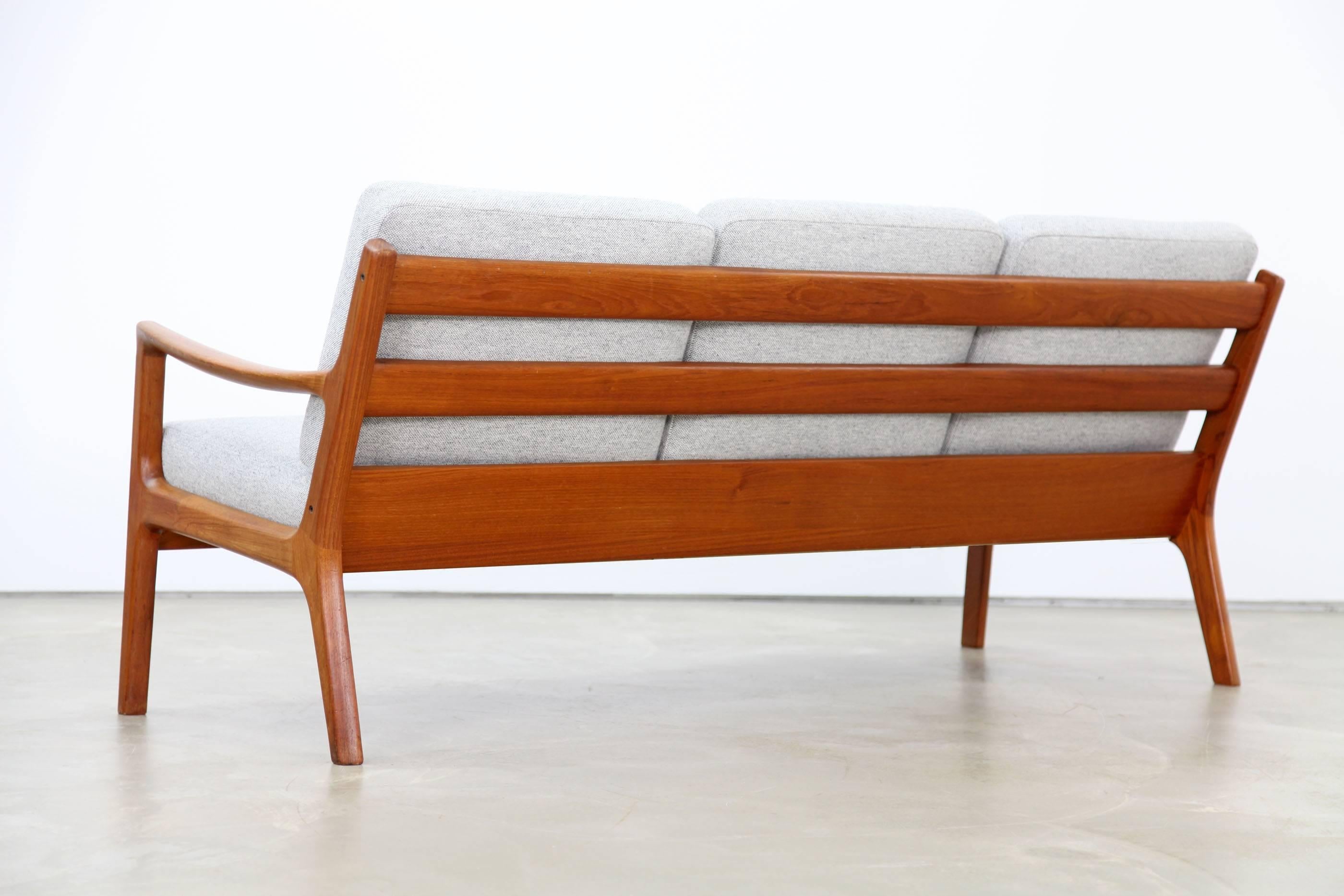 Scandinavian Modern Teak Sofa by Ole Wanscher, Produced by France & Søn For Sale