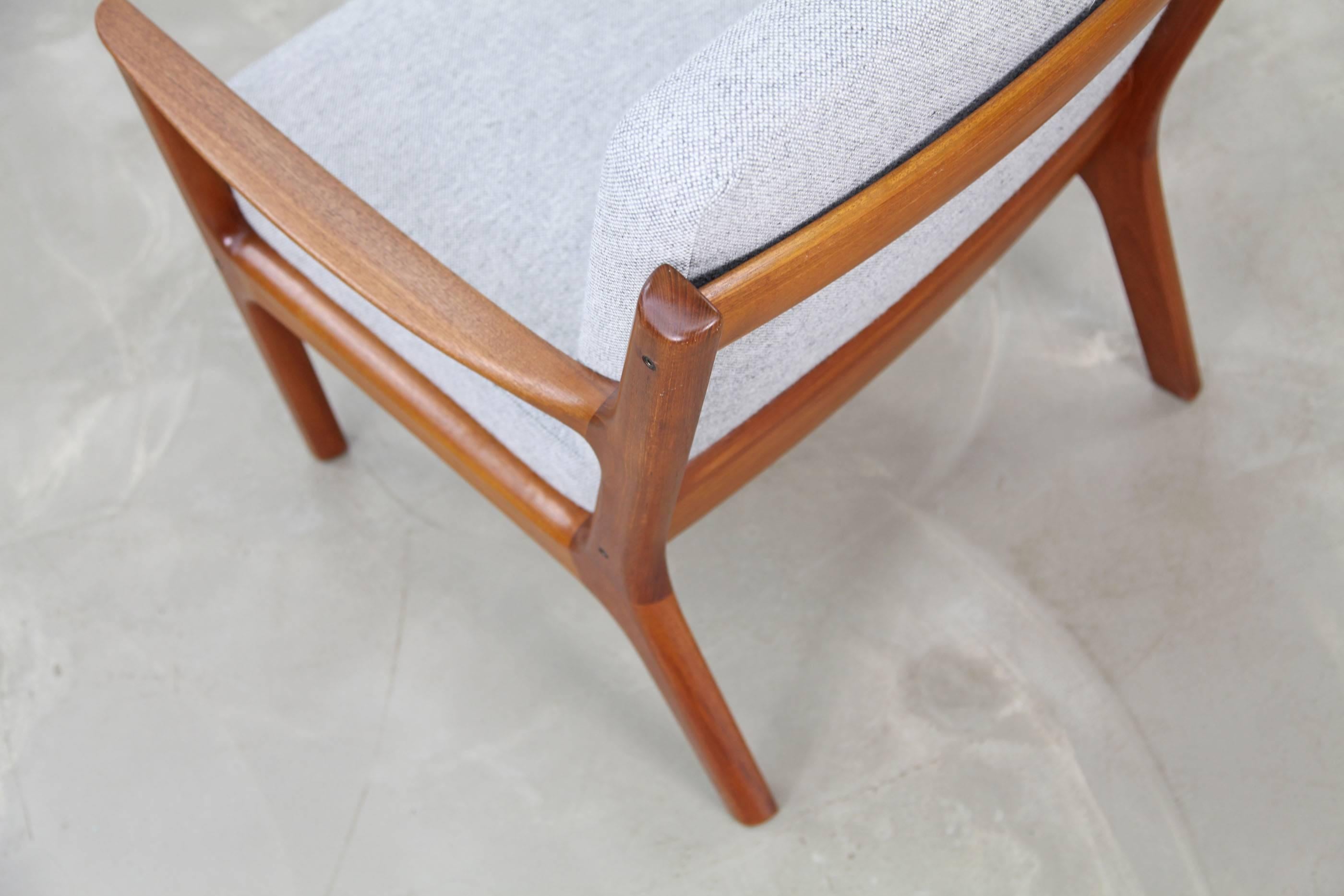 Danish Teak Easy Chair by Ole Wanscher, Produced by France & Søn For Sale