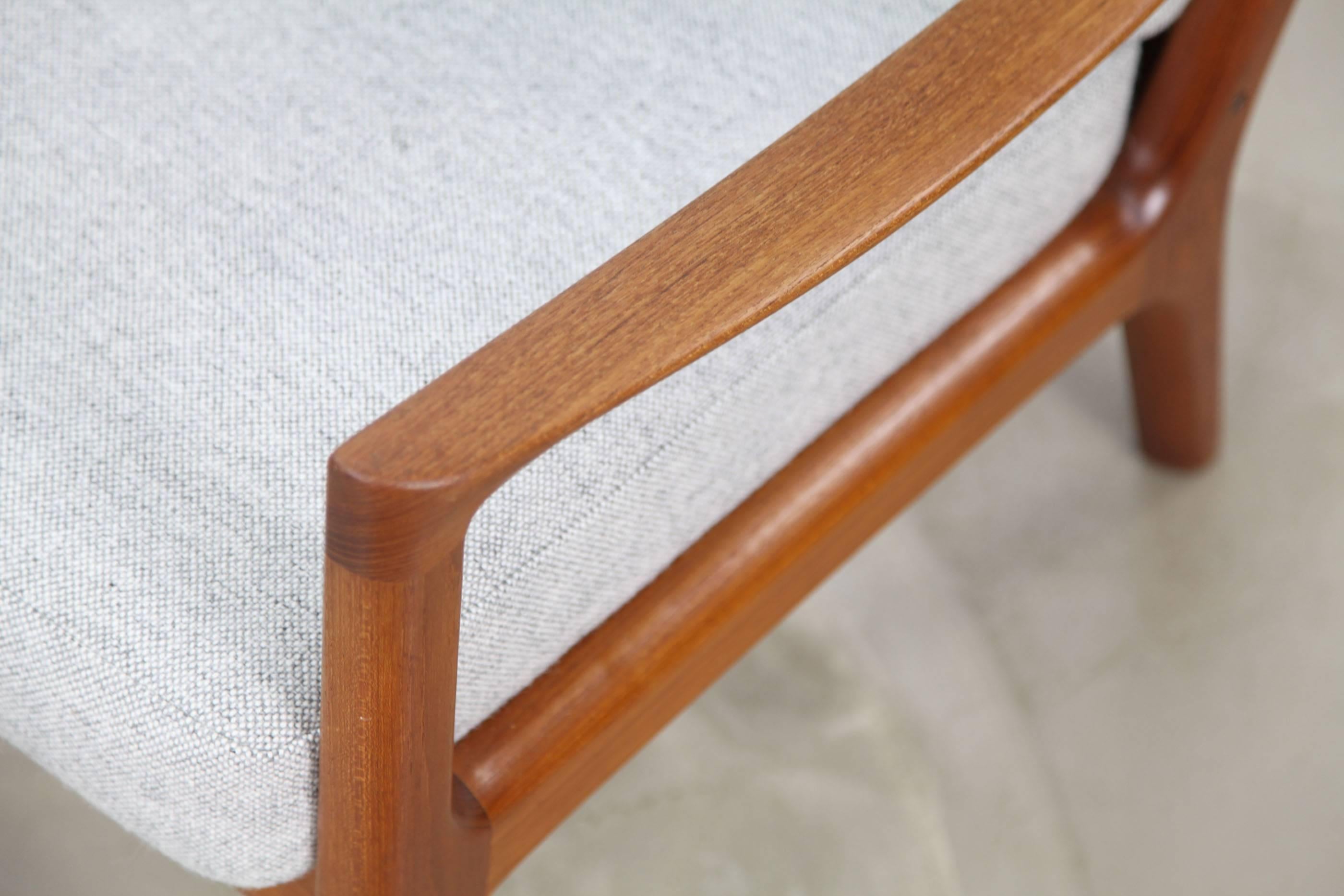 Teak Easy Chair by Ole Wanscher, Produced by France & Søn For Sale 1