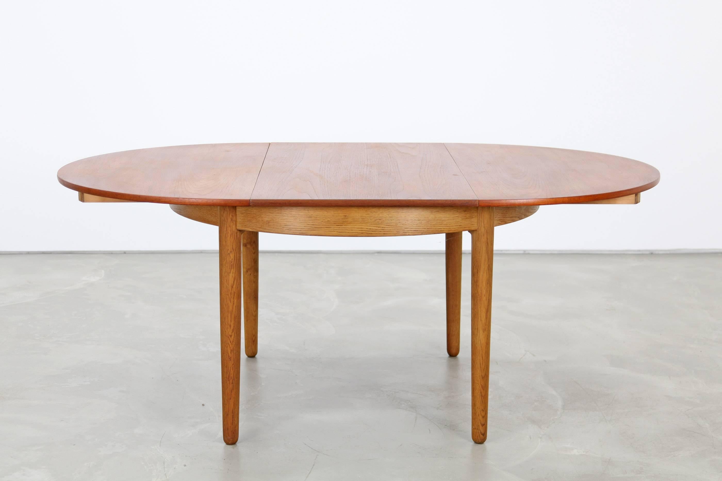 Scandinavian Modern Hans Wegner Dining Table for Andreas Tuck, Denmark