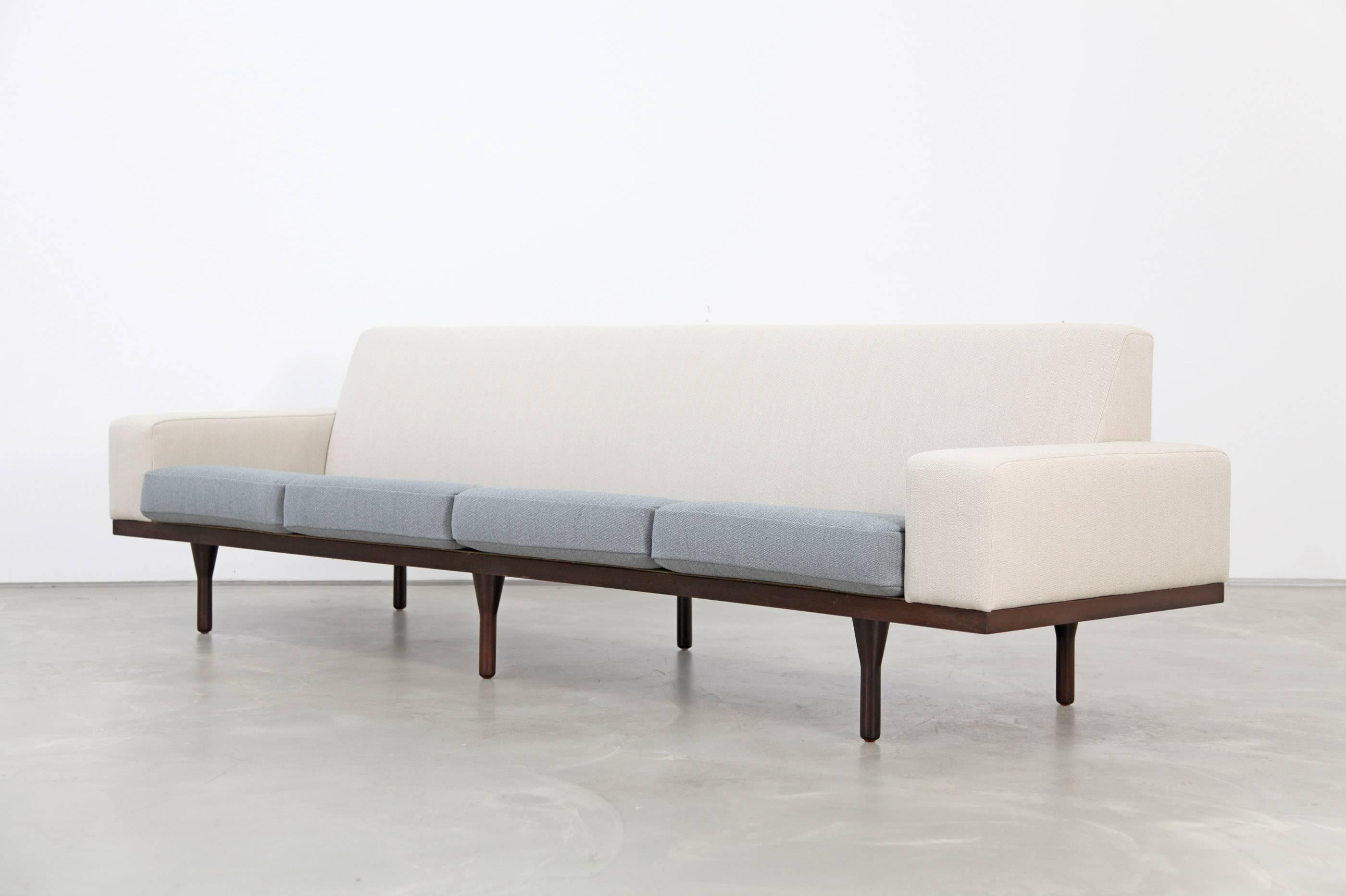 Four-Seat Sofa and Lounge Chair by Illum Wikkelsø for Eilersen, Denmark, 1960s In Excellent Condition In Munster, NRW