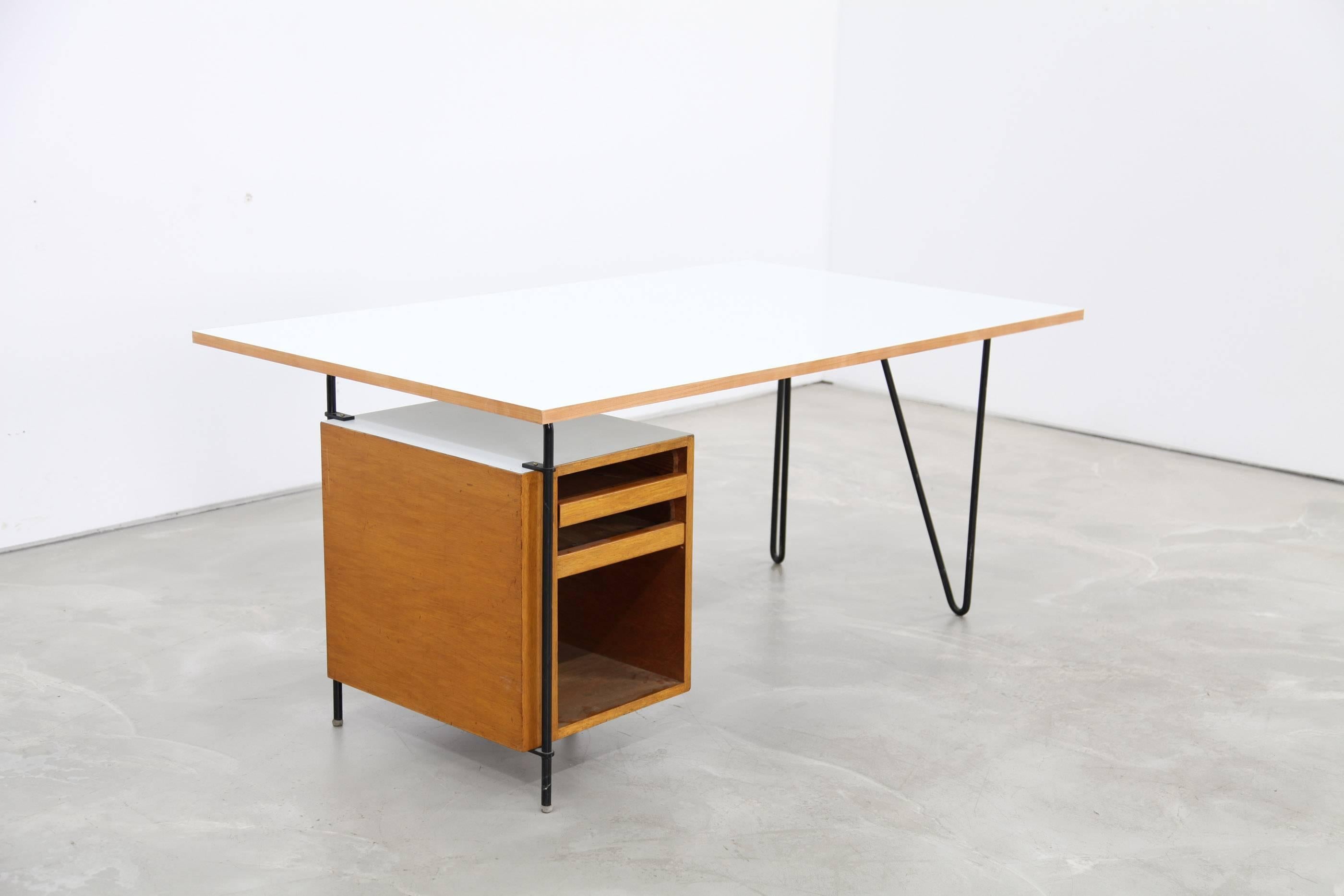 1950s Architect's Desk, Made in Germany In Excellent Condition In Munster, NRW