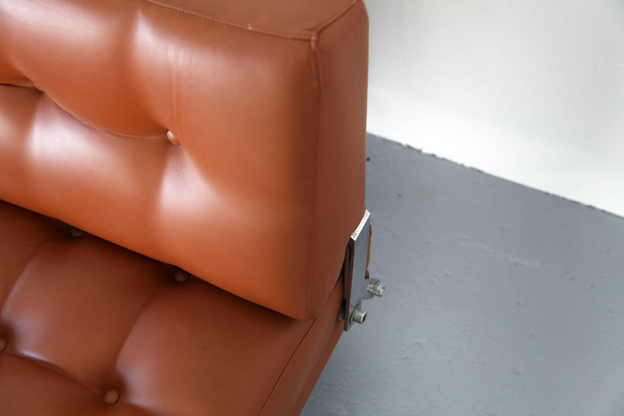 20th Century Leather Daybed 