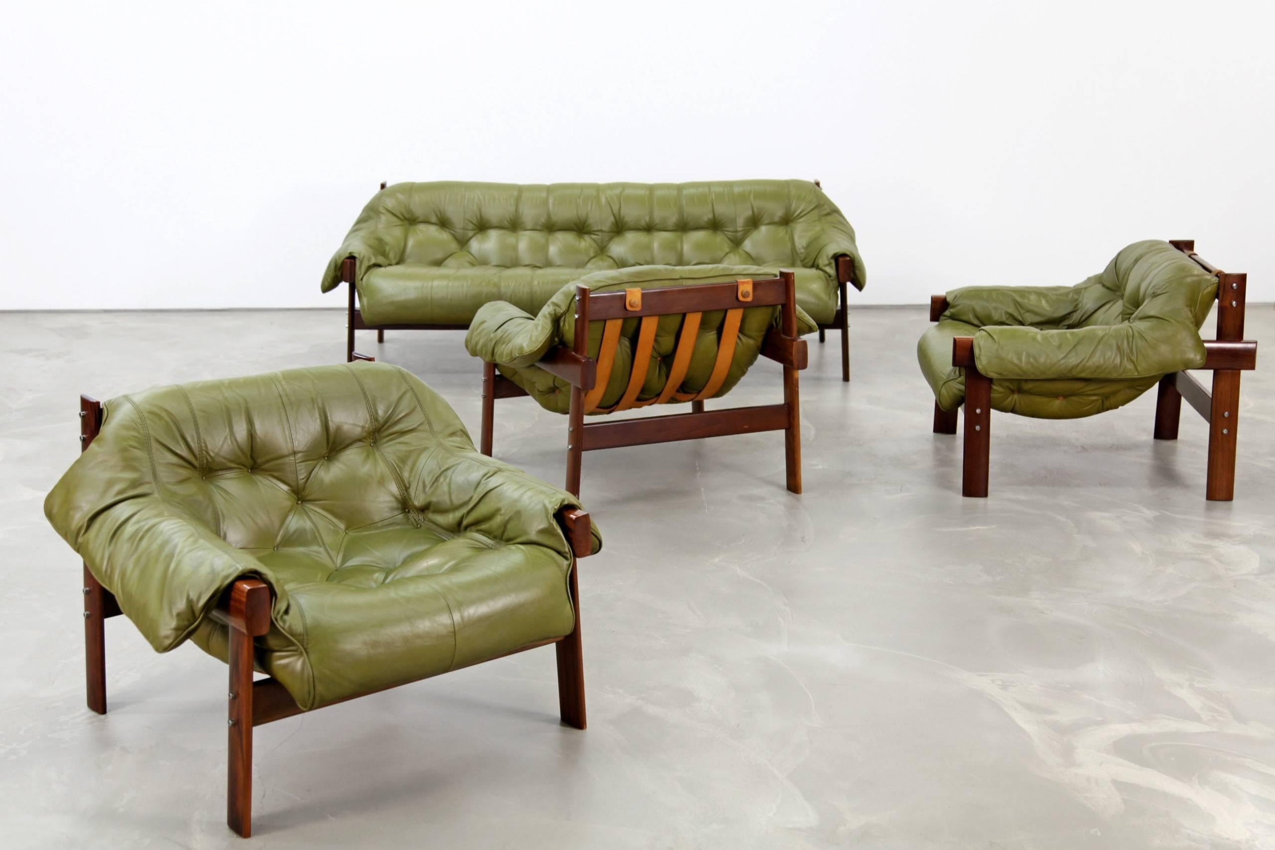 20th Century Percival Lafer Mid-Century Rosewood Lounge Chairs 1960s