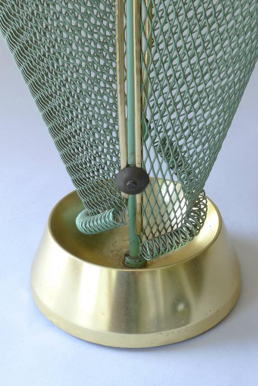 Vintage MidCentury Brass Umbrella Stand For Sale at 1stdibs