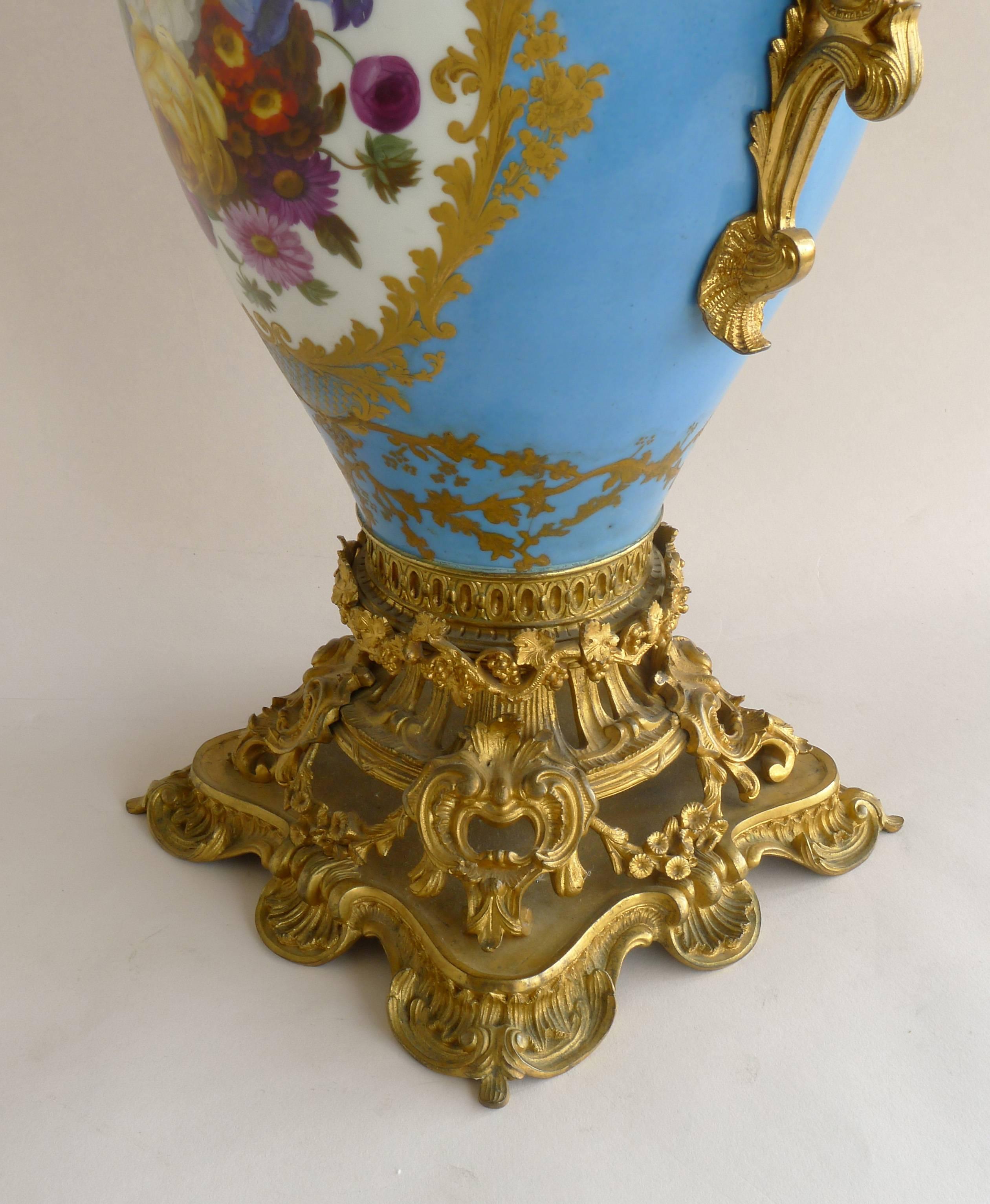 French Sevres Palace Urn, in 