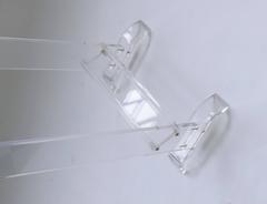Midcentury Clear Lucite Valet