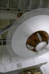 French Art Deco Petitot Chandelier, Copper and Glass