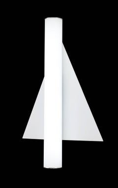 Glass on Glass Wall Sconce in the Manner of Streamline Moderne