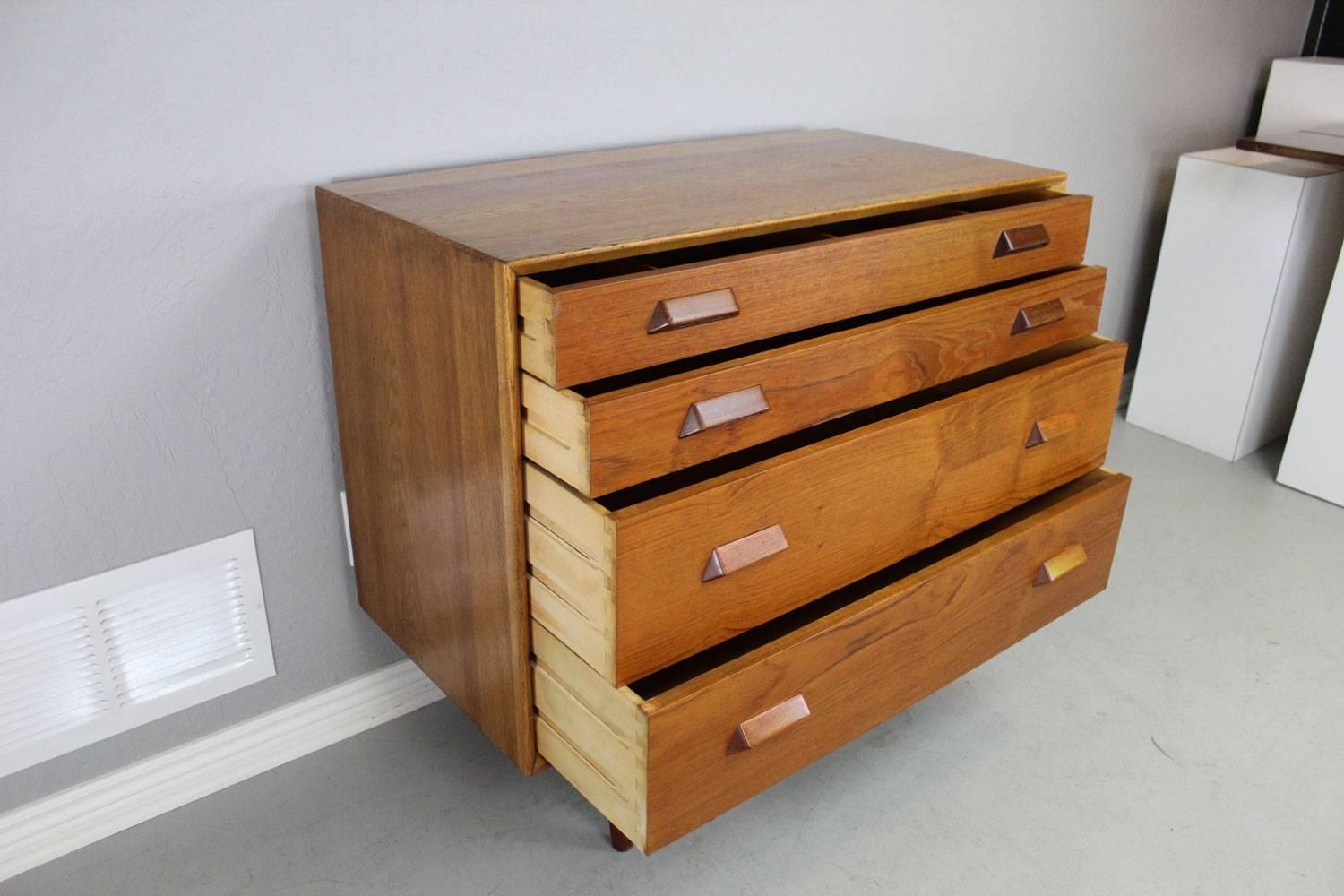 Danish Borge Mogensen Oak and Teak Dresser or Chest