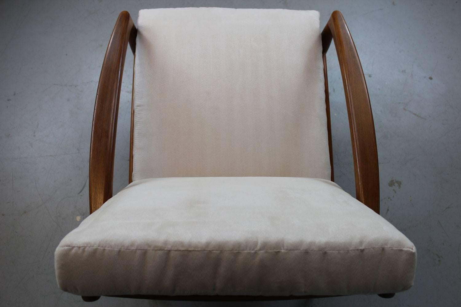 Danish Pair of Kai Kristiansen Lounge Chair