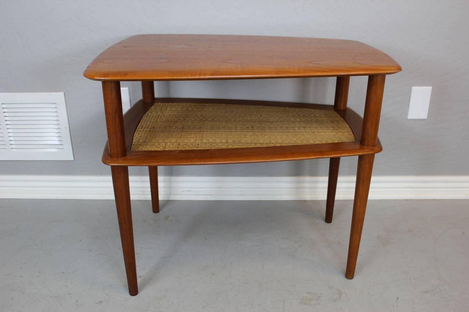 Peter Hvidt Solid Teak End Tables 'Pair' for France & Sons In Excellent Condition In Phoenix, AZ