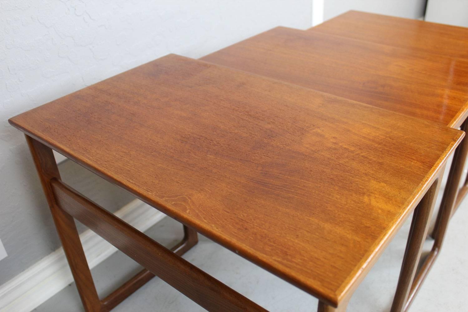 Nest of Tables by A. Kildeberg In Good Condition For Sale In Phoenix, AZ