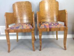 Marcel Guillemard Art Deco Dining Table and Eight Chairs