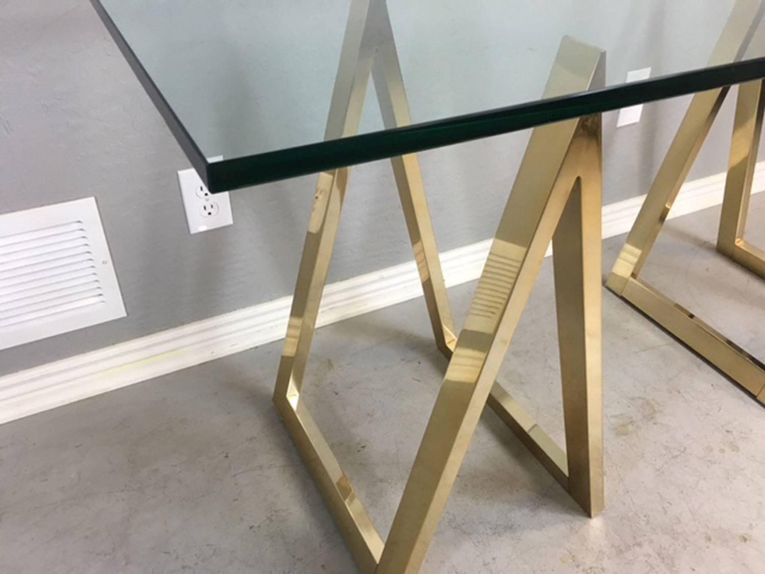 American Sawhorse or A Frame Console Table or Desk