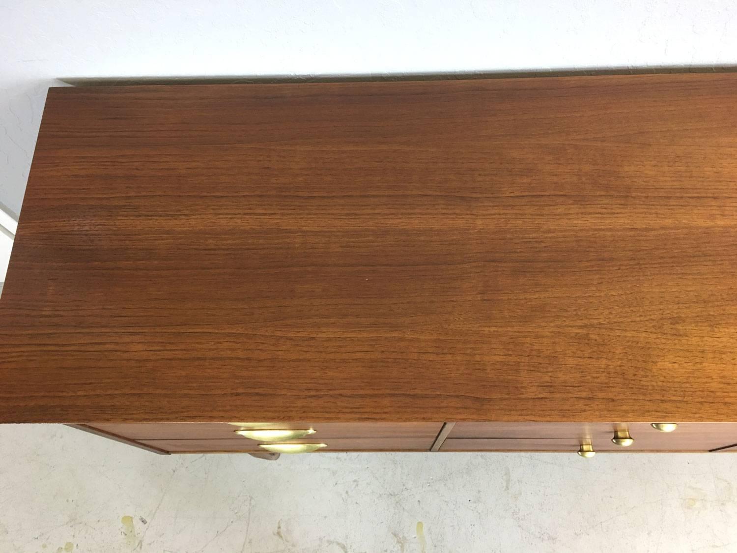 American Vega Nine-Drawer Dresser by Morris in Walnut