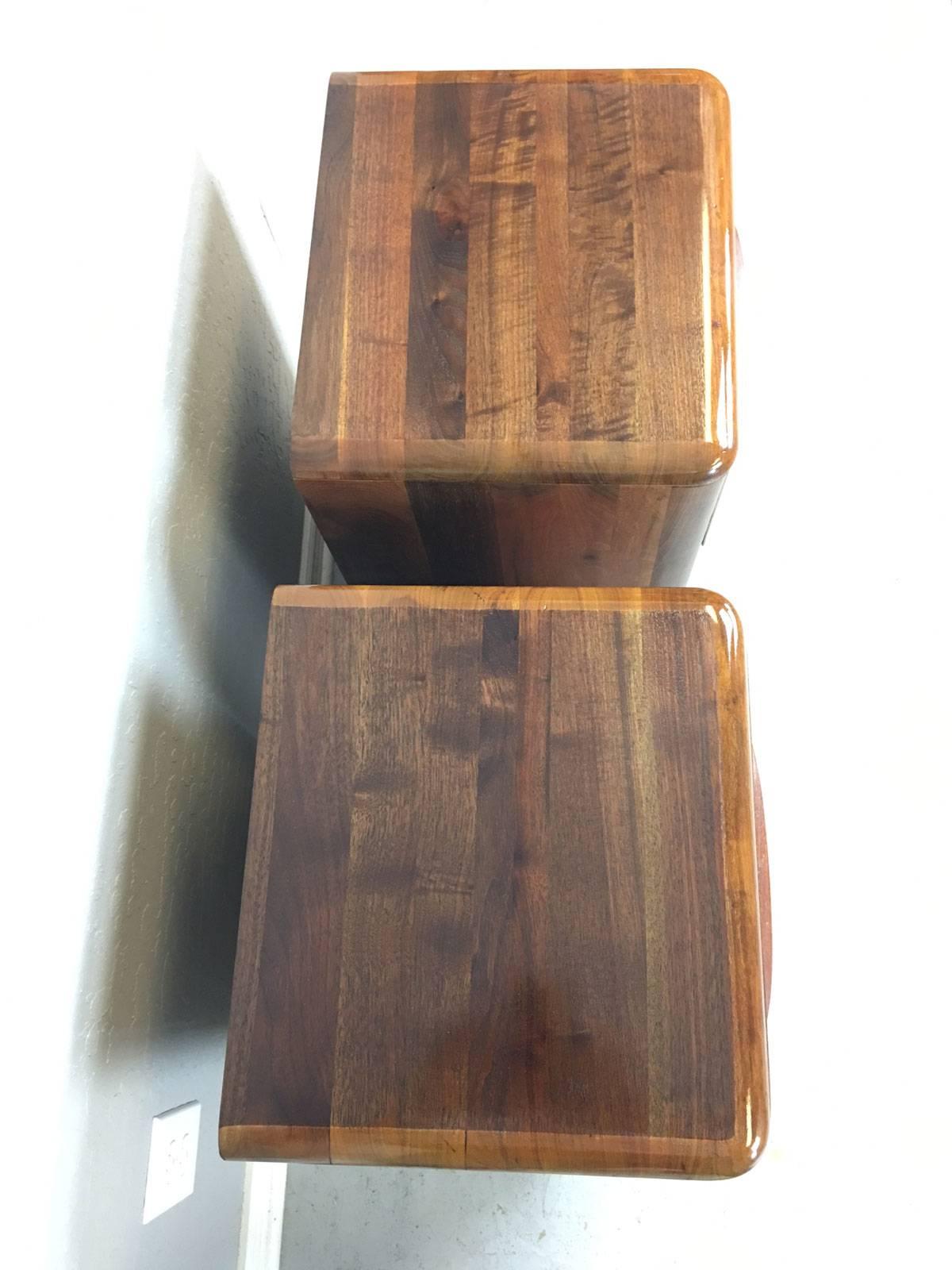 American Bissman Nightstand Pair in Walnut