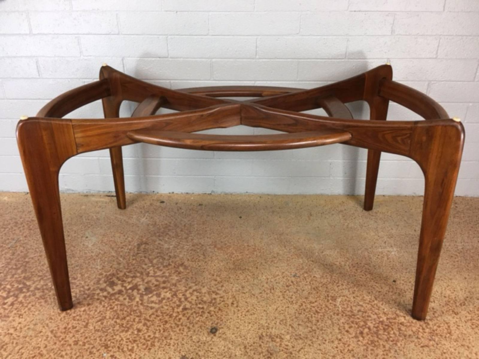 American Adrian Pearsall Walnut Dining Table