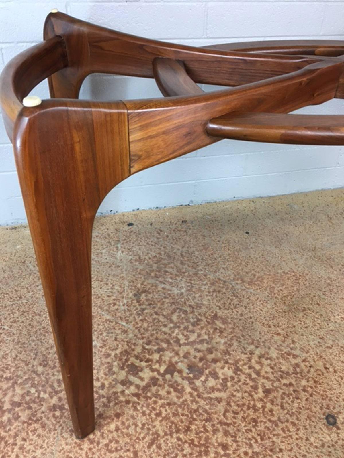 Adrian Pearsall Walnut Dining Table 2