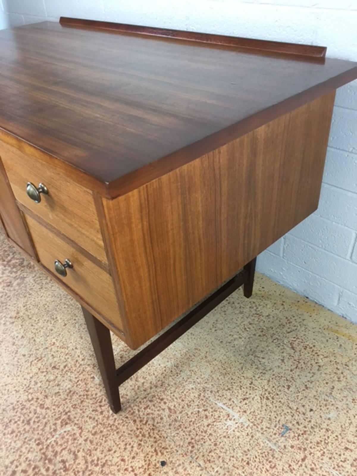 Mid-Century Modern Drop-Leaf Desk by Lane Altavista For Sale