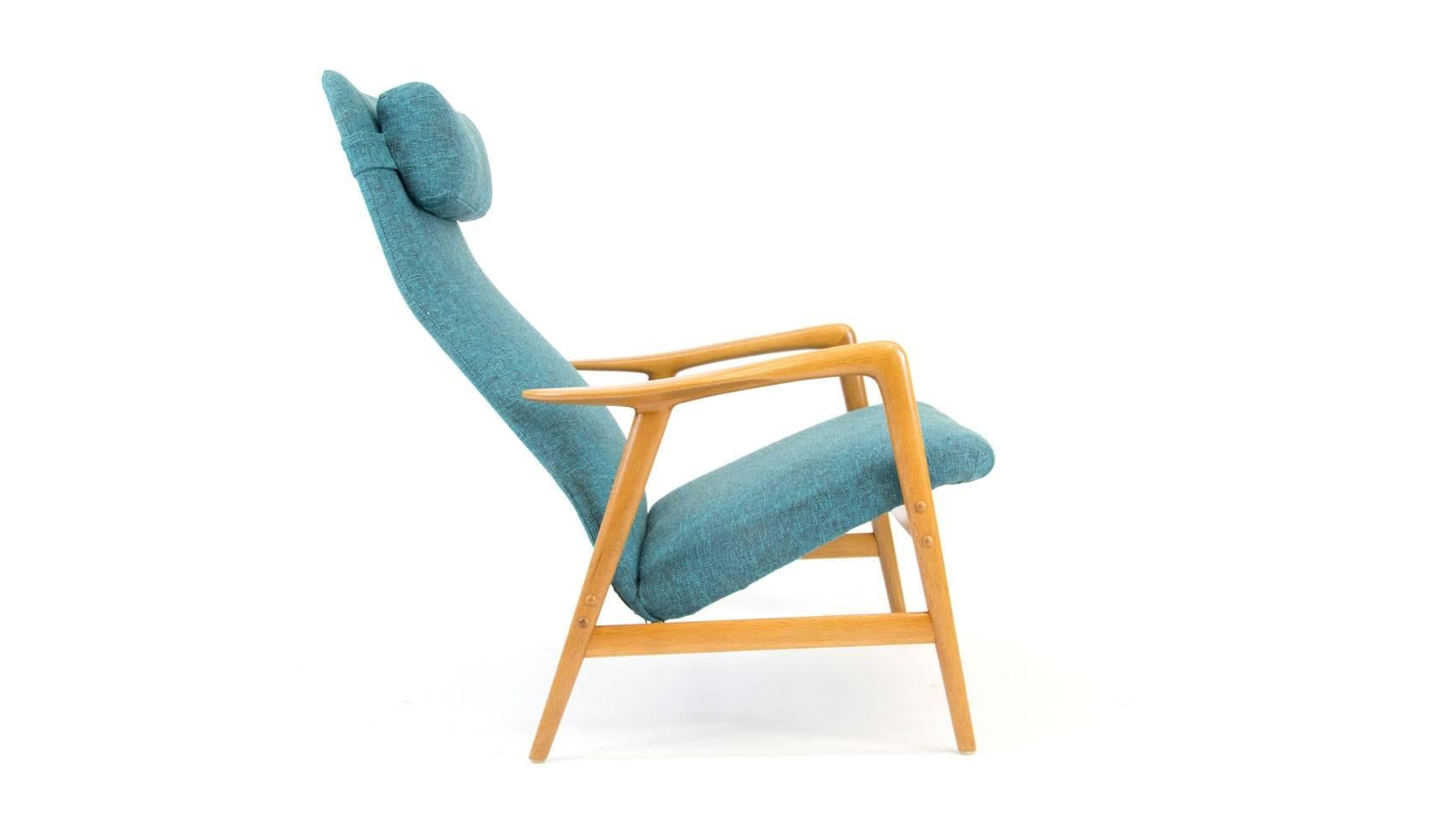 Upholstery Alf Svensson Reclining Armchair for DUX