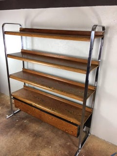 Peter Protzmann Zebra Wood Wall Unit for Herman Miller