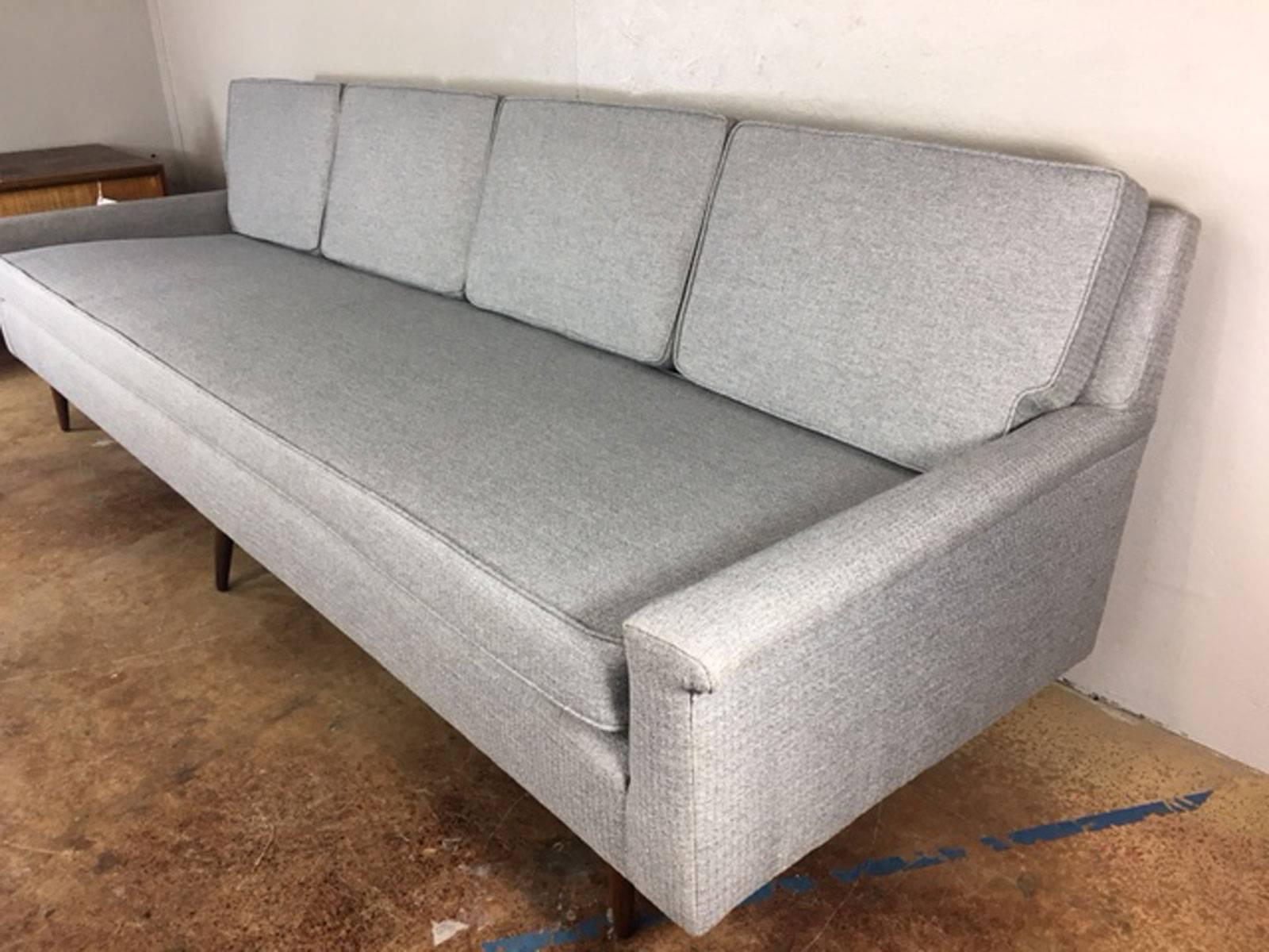 Mid-Century Modern Ed Wormley Extra Long Sofa For Sale