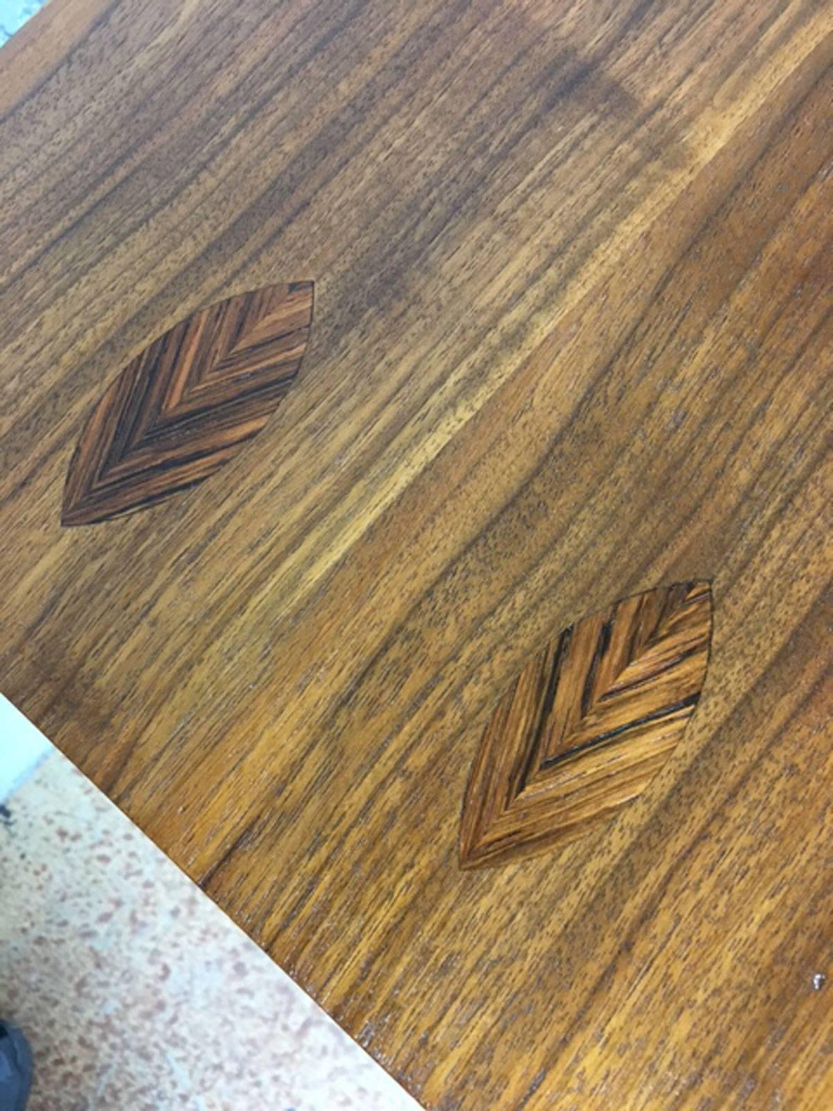 Lane Altavista Drop-Leaf Desk in Walnut In Excellent Condition In Phoenix, AZ