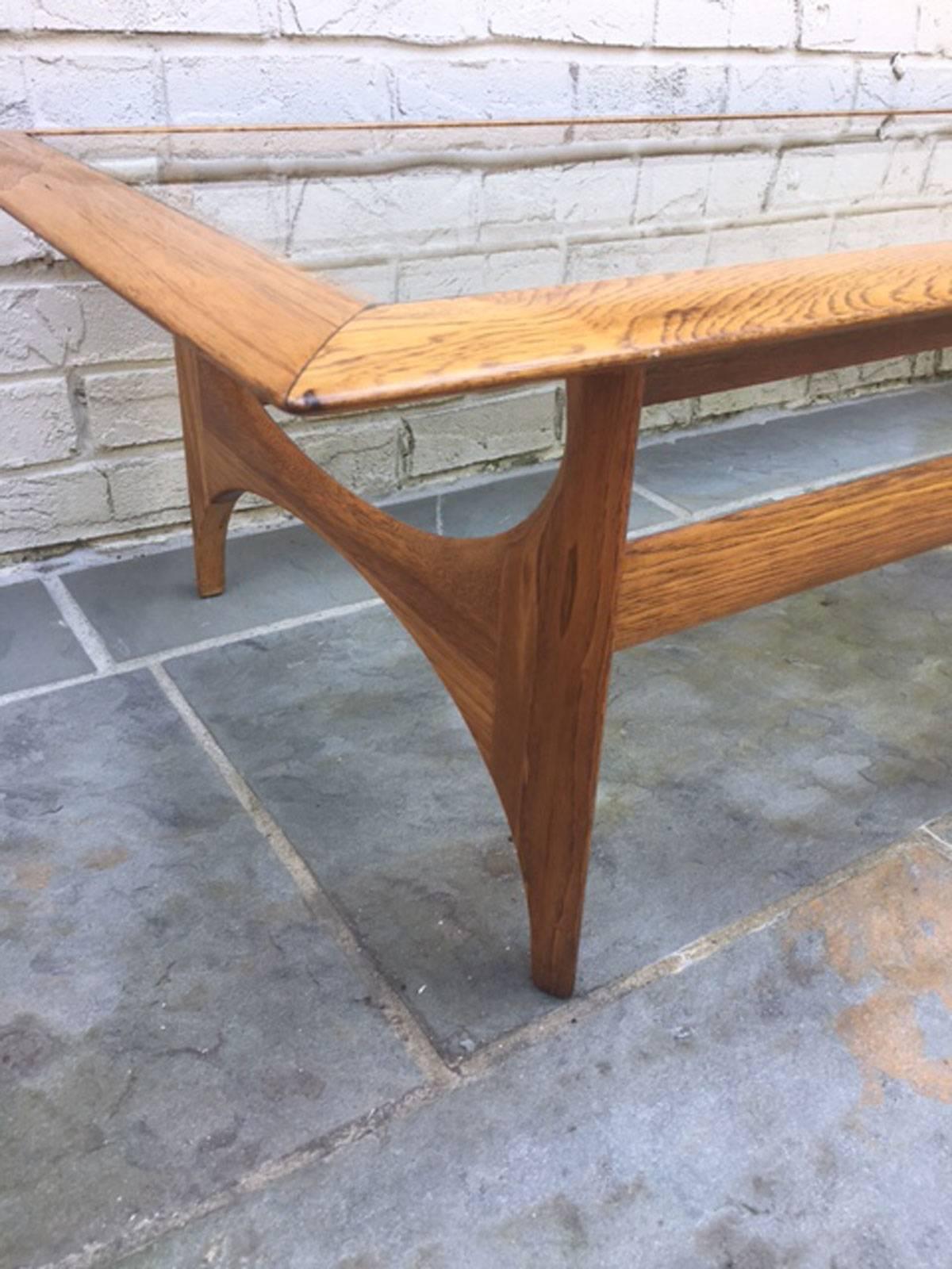 Adrian Pearsall Style Atomic Coffee Table by Lane In Excellent Condition In Phoenix, AZ