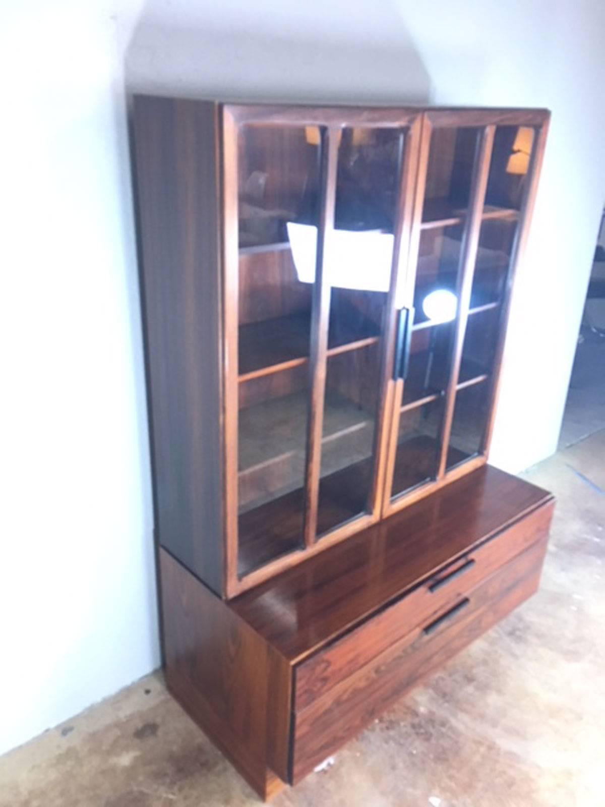 Arne Vodder Rosewood Hutch Cabinet  For Sale 3