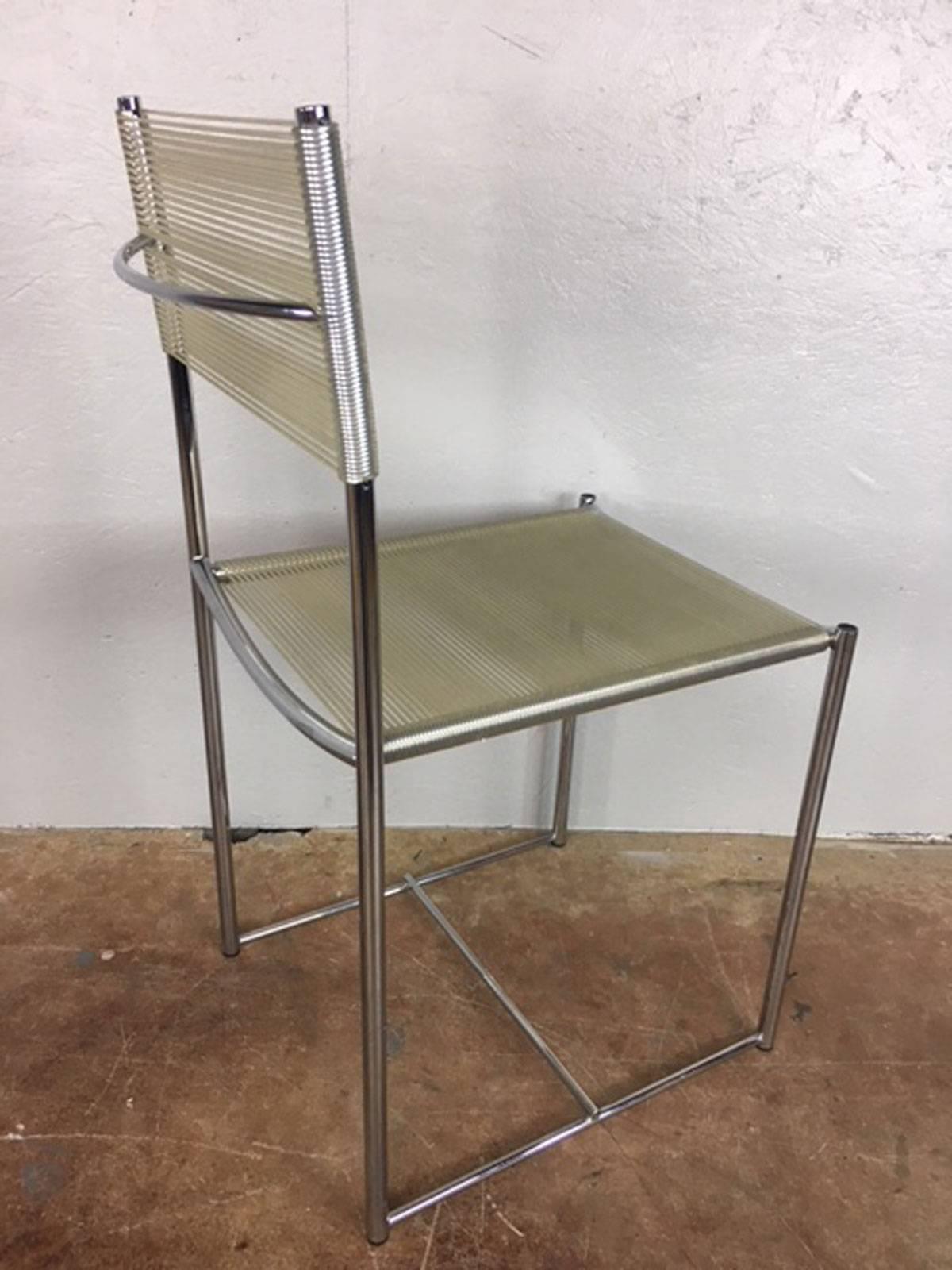 Giandomenico Belotti Spaghetti Chair In Excellent Condition For Sale In Phoenix, AZ
