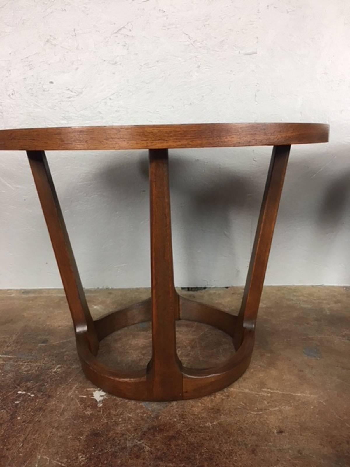 American Adrian Pearsall Style Side Table Pair by Lane For Sale