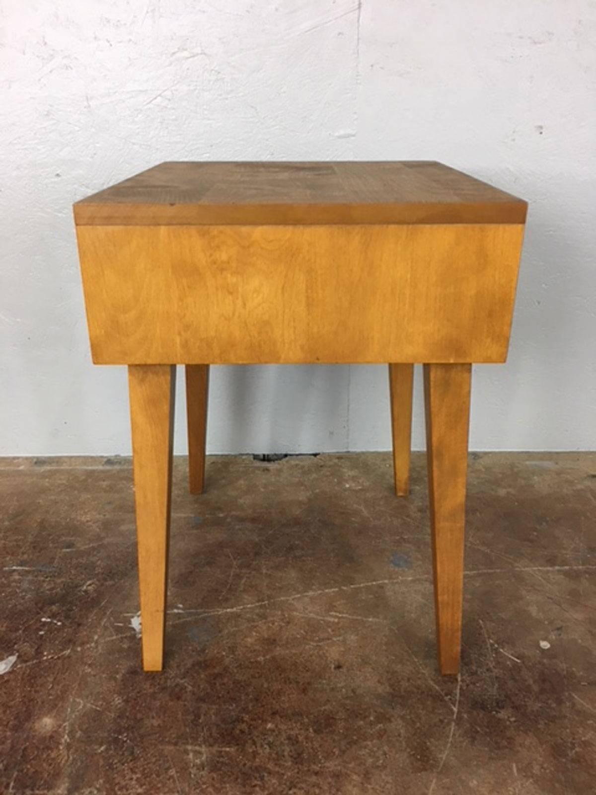 Mid-20th Century Conant Ball Nightstand or End Table