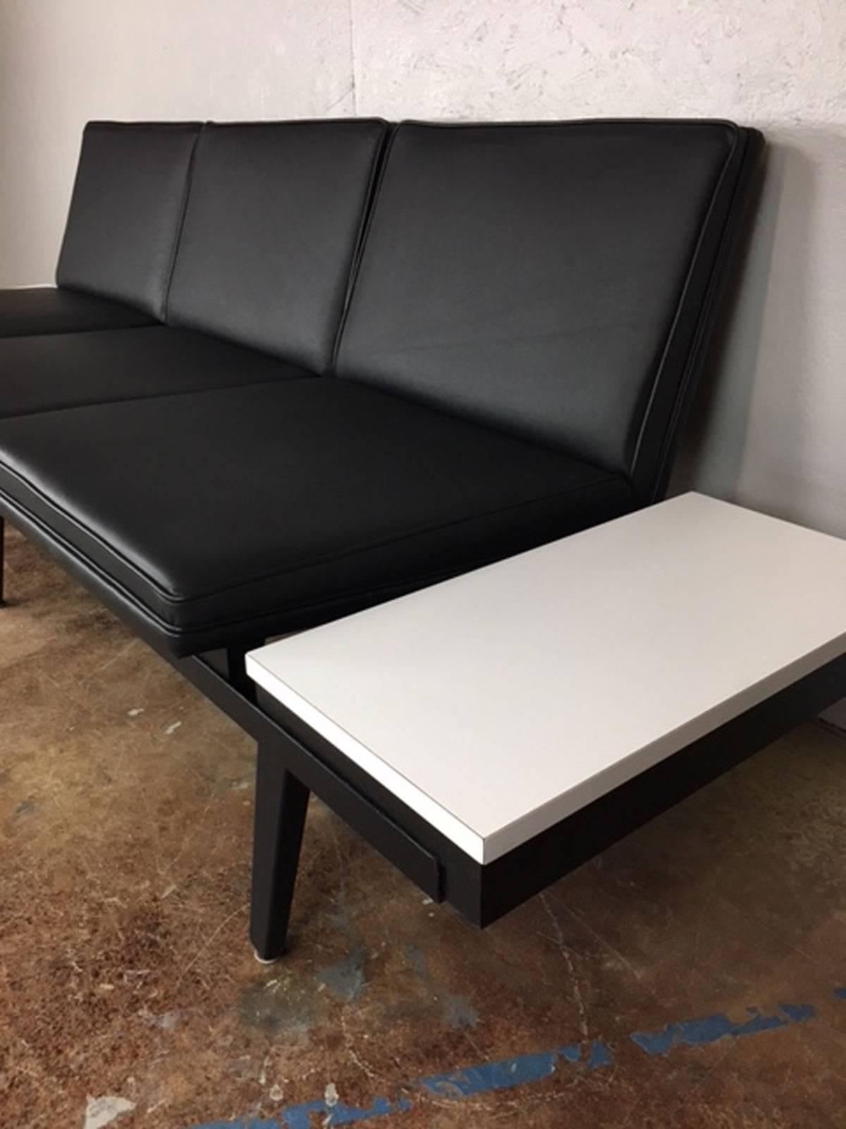George Nelson Steel Frame Sofa In Excellent Condition In Phoenix, AZ