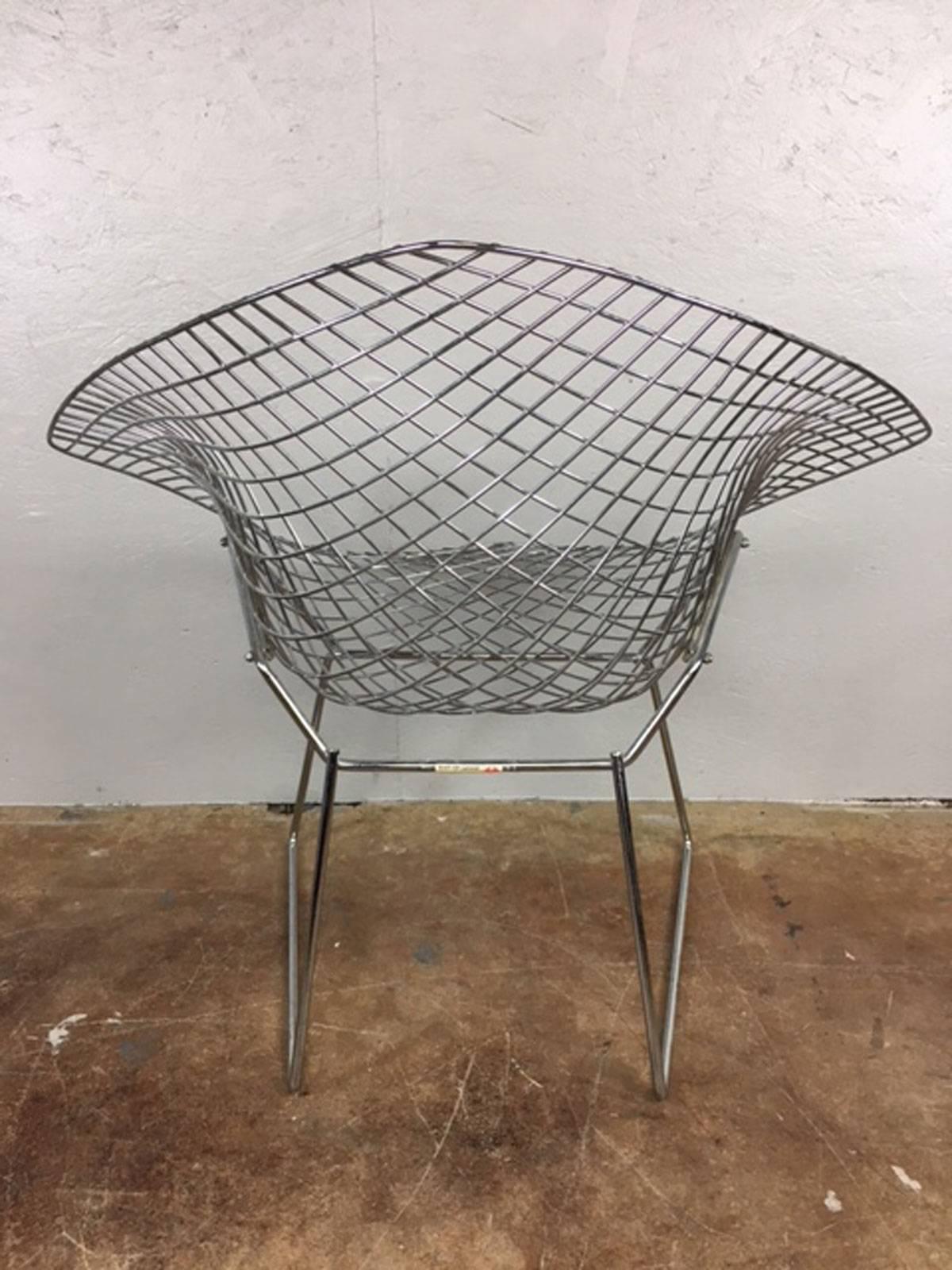 American Bertoia Diamond Chair by Knoll International For Sale