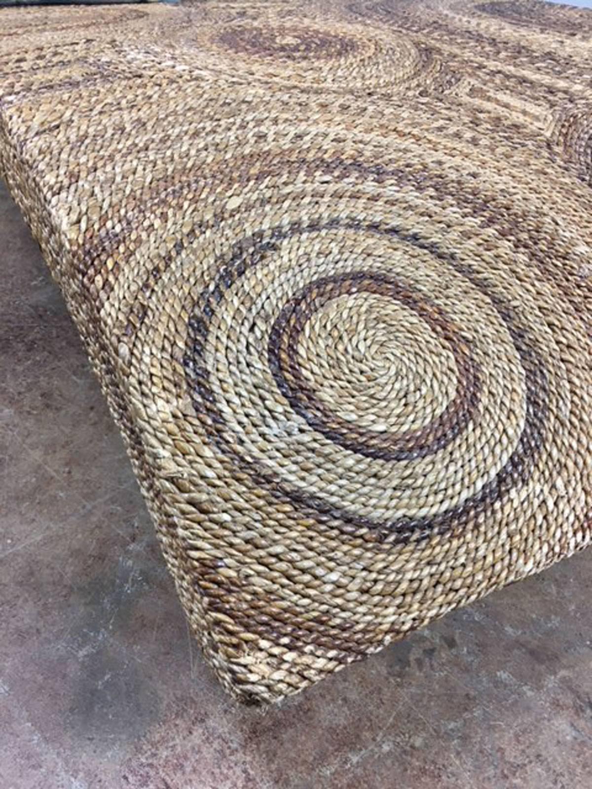 Twine Wrapped Chaise Lounge Chair 3