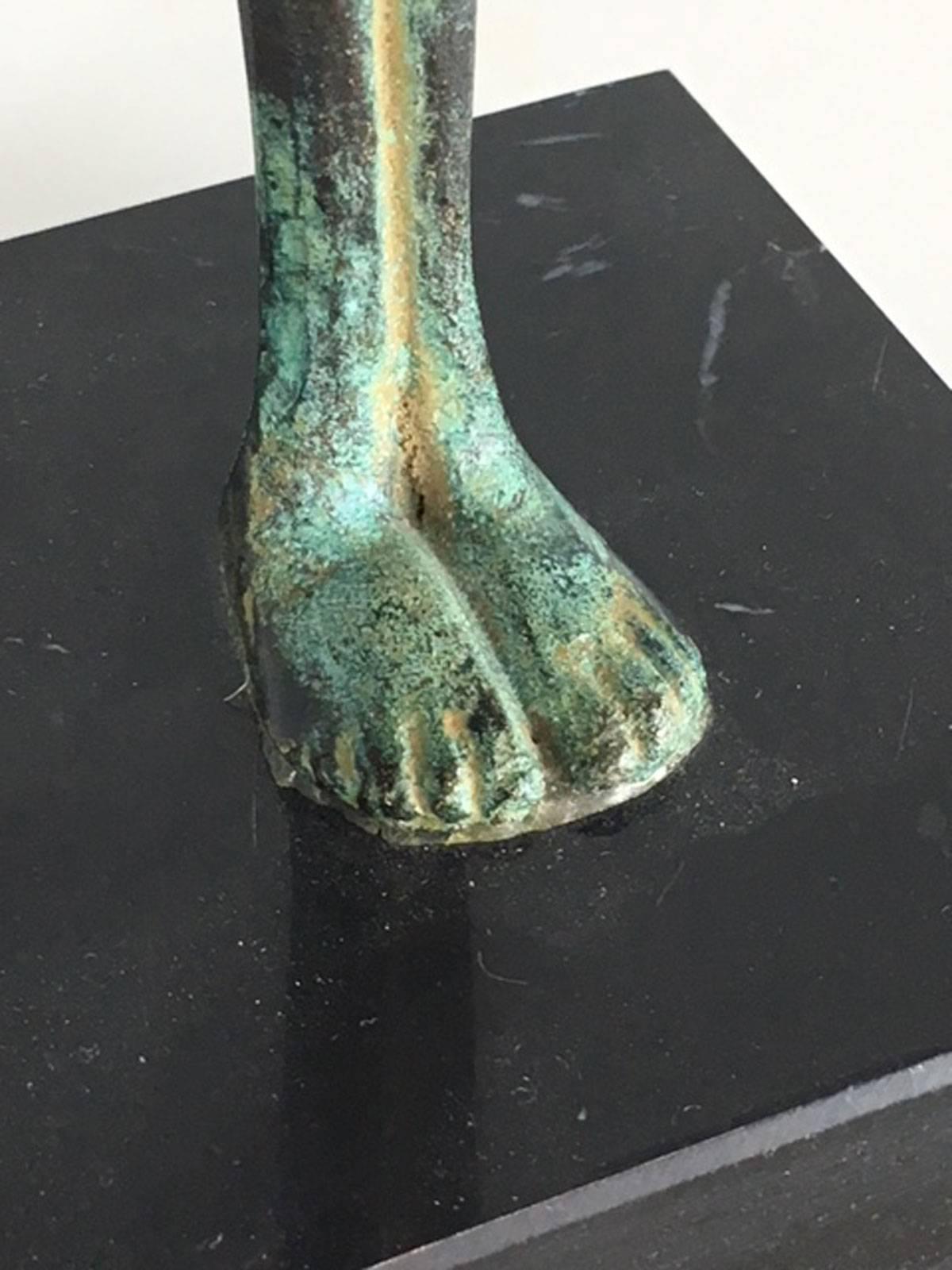 Giacometti Style Bronze Sculpture In Excellent Condition For Sale In Phoenix, AZ