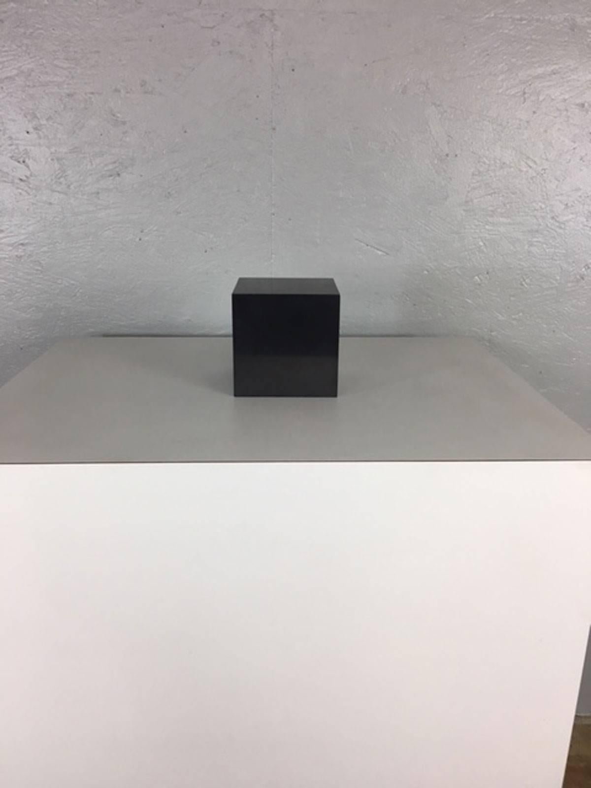 American Susan York Graphite Aluminium Wall Cube For Sale