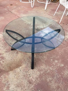 Maurizio Tempestrini Iron Butterfly Base Coffee Table for Salterini