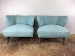 Low Profile Club Chair, Pair