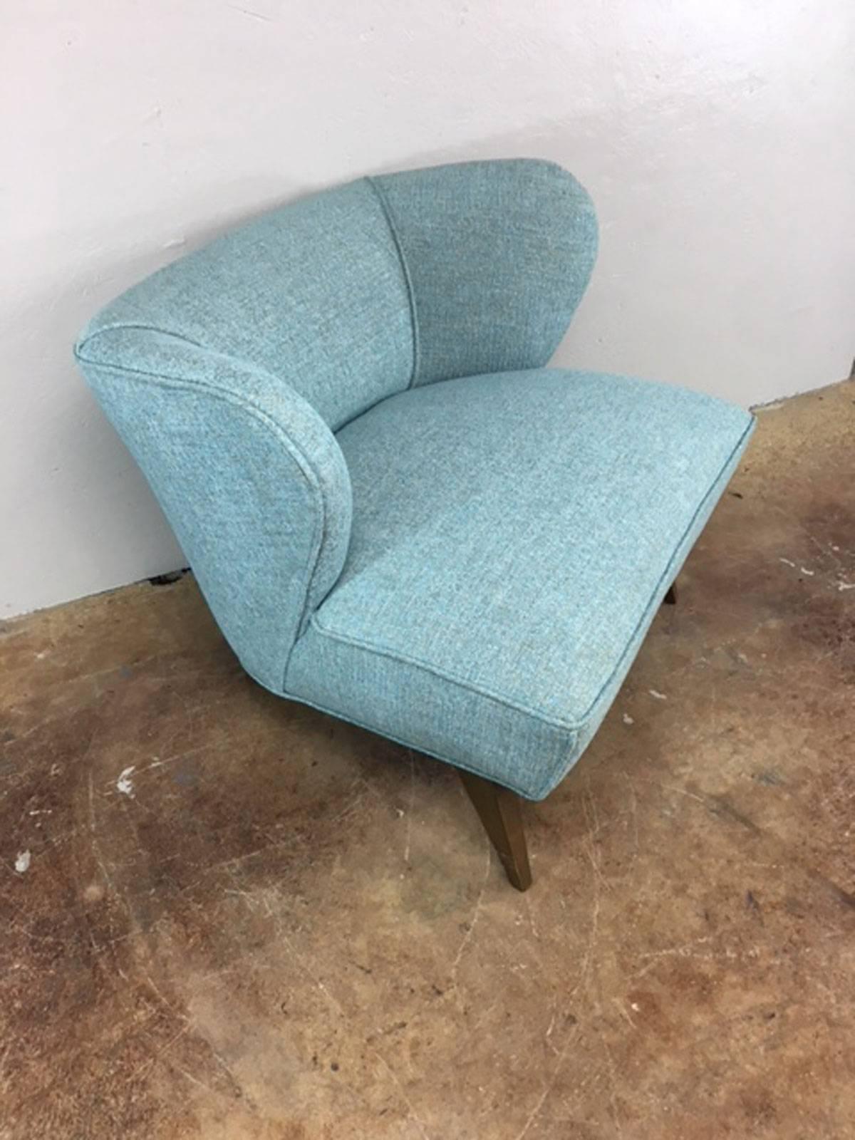 Low Profile Club Chair, Pair In Excellent Condition For Sale In Phoenix, AZ